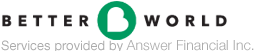 Answer Financial Logo, go to home page