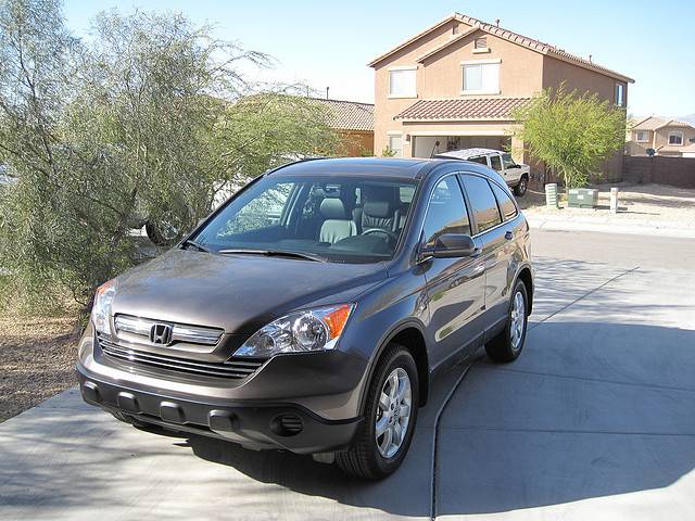 CRV Honda CR-V parked on a driveway