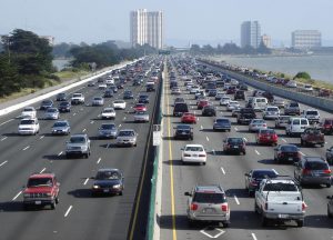 Traffic on the I-80